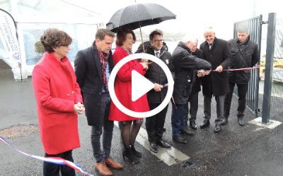 Inauguration de la nouvelle aire de réparation et de construction navale de Concarneau