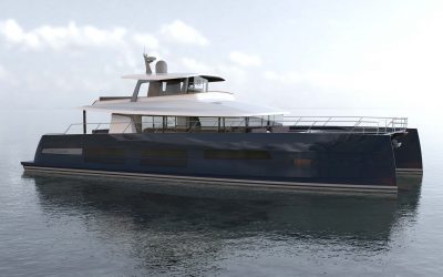 Un catamaran à moteur signé JFA Yachts !