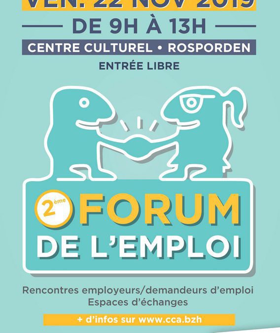 Rendez-vous au Forum de l’emploi à Rosporden !
