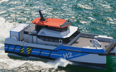 PIRIOU développe un Crew Transfer Vessel (CTV) à propulsion hybride hydrogène