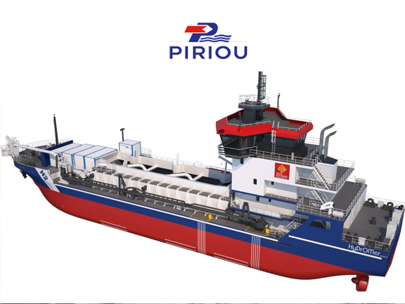 PIRIOU signe avec la Région Occitanie pour la conception et la réalisation d’une drague aspiratrice équipée d’une pile à hydrogène