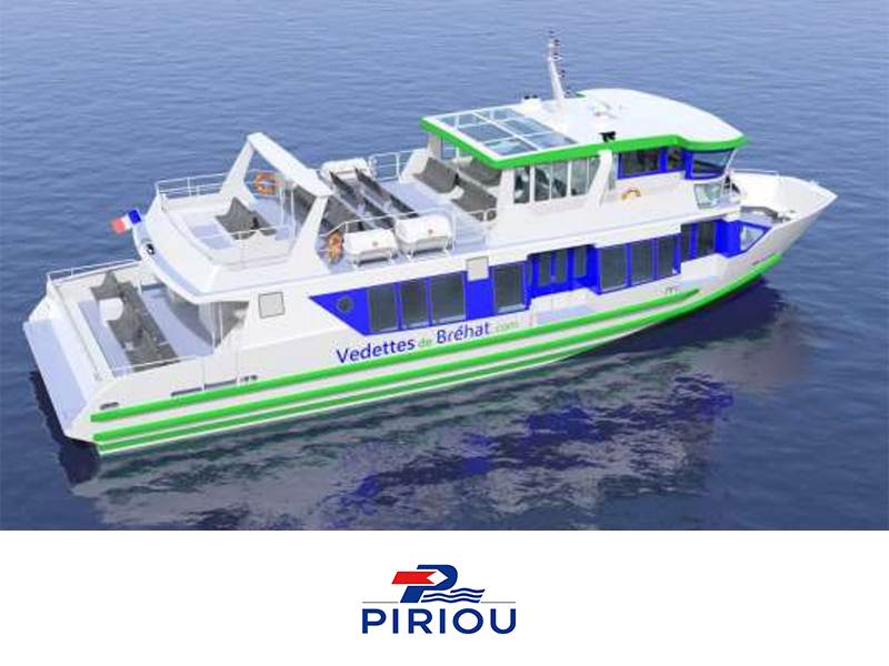 (Français) PIRIOU signe avec les Vedettes de Bréhat pour la construction de deux vedettes à passagers destinées à la desserte maritime de l’Ile de Bréhat