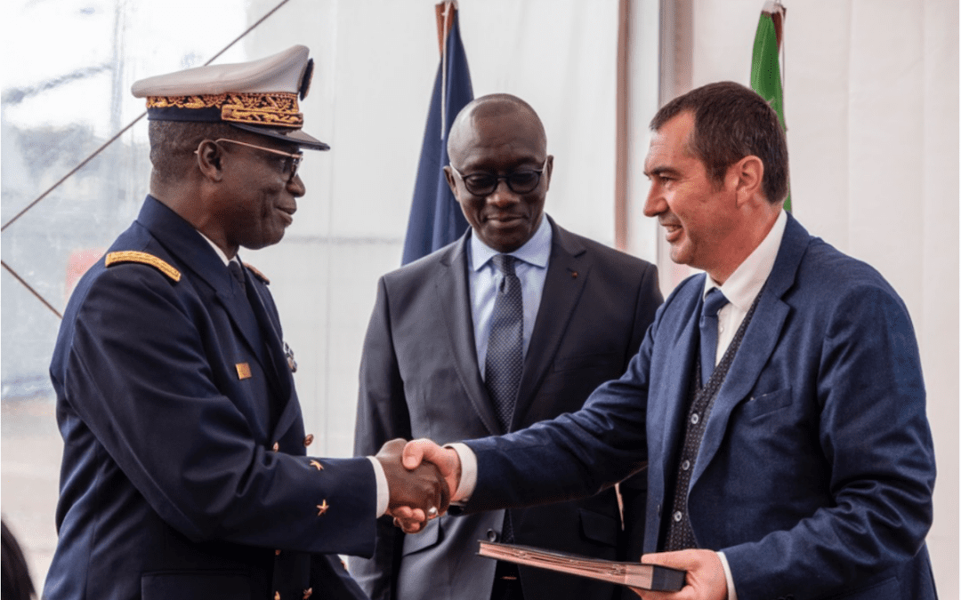 Piriou livre CAYOR et accomplit le programme OPV 58 S pour la Marine du Sénégal