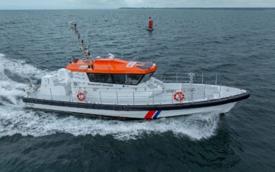 Livraison d’Iroise, la nouvelle vedette de l’armement des Phares et Balises construite à Concarneau