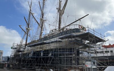 Entrepose Échafaudages : un savoir-faire industriel au service des chantiers navals du port de Concarneau