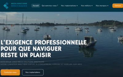 Meca Nautisme Bretagne lance son site internet !